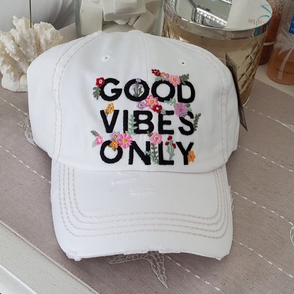 GOOD VIBES ONLY baseball hat - Picture 3 of 6